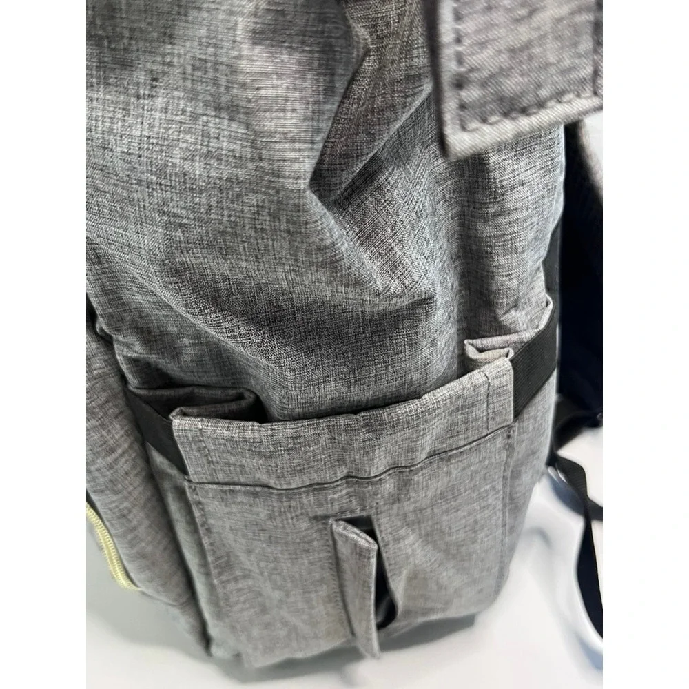 LOVEVOOK‎ Laptop Backpack Gray Heather Gold Hardware Travel Work Bag voila